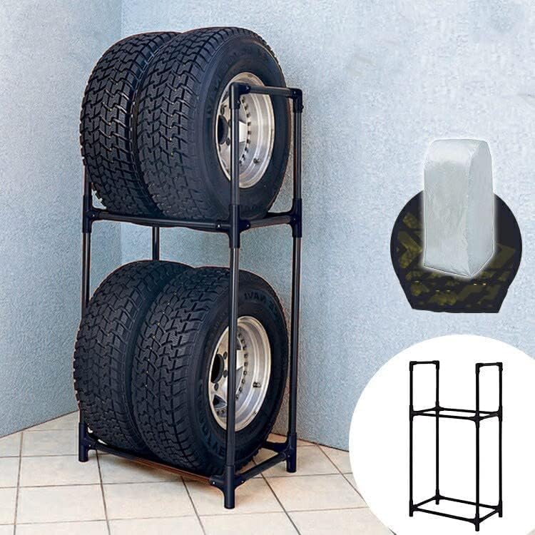 スタッドレスタイヤ ホイール付４本【タイヤ保管カバー付き】 Amazon | タイヤラック カバー付 普通車用 軽自動車用 4本